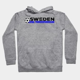 Sweden Football Fan. Sweden Soccer Design Hoodie